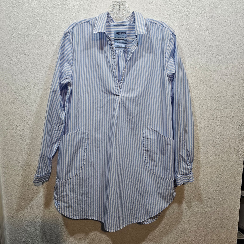 Les Canebiers St-Tropez Sriped Pullover swim cover up‎ Women's Size Large